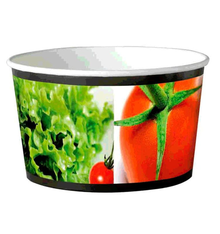 Salatschüssel aus Pappe groß 1030ml (40 Stück) Salatschüssel aus Pappe groß 1030ml (40 Stück)