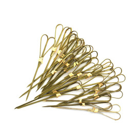 Bambusspieße "Cuore" Grün 180mm (200 Stück)