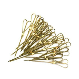 Bambusspieße "Cuore" Grün 120mm (5000 Stück)