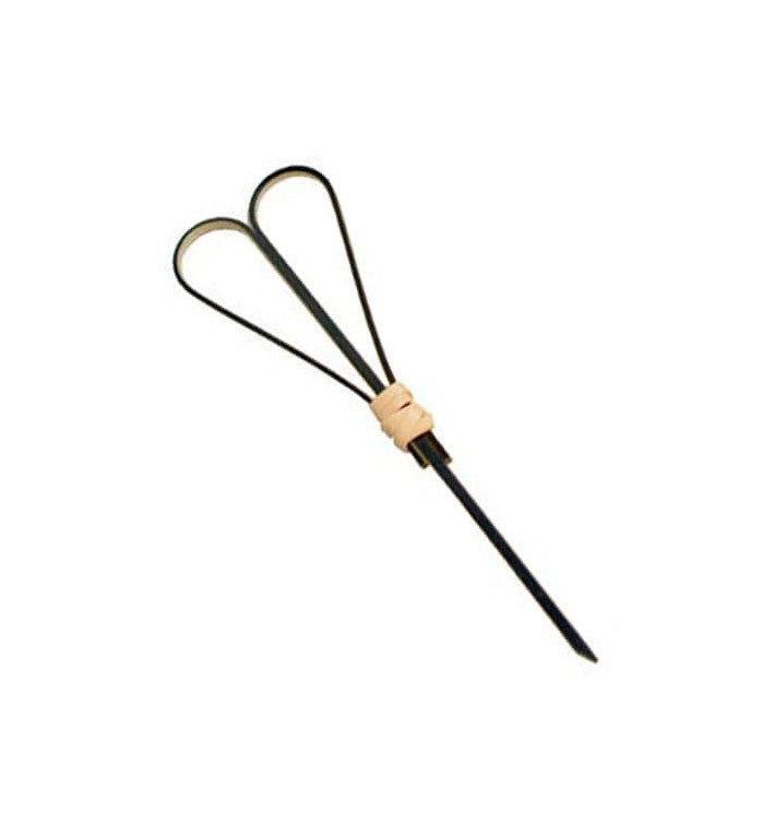 Bambusspieße Herz Schwarz 120mm (200 Stück) Bambusspieße Herz Schwarz 120mm (200 Stück)