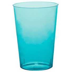 Becher aus Hartplastik Moon Türkis Transp. PS 230ml (50 Stück)