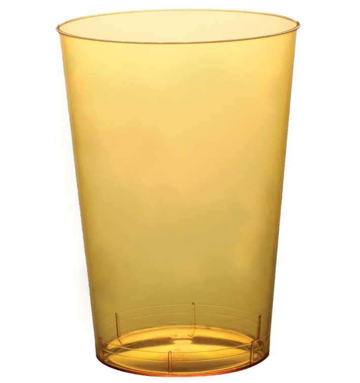 Becher aus Hartplastik Moon Gelb Transp. PS 230ml (50 Stück) Becher aus Hartplastik Moon Gelb Transp. PS 230ml (50 Stück)