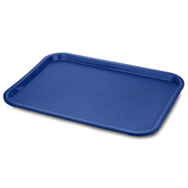 Plastikplatte rechteckig extra-Stark Blau 35,5x45,3cm (1 Stück)