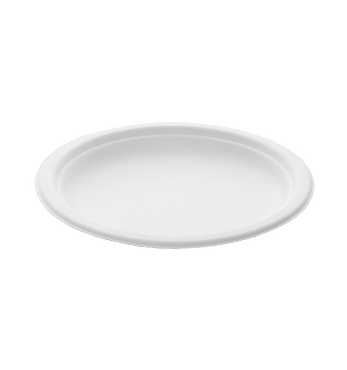 Teller Zuckerrohr Weiß Ø180mm (50 Stück) Teller Zuckerrohr Weiß Ø180mm (50 Stück)