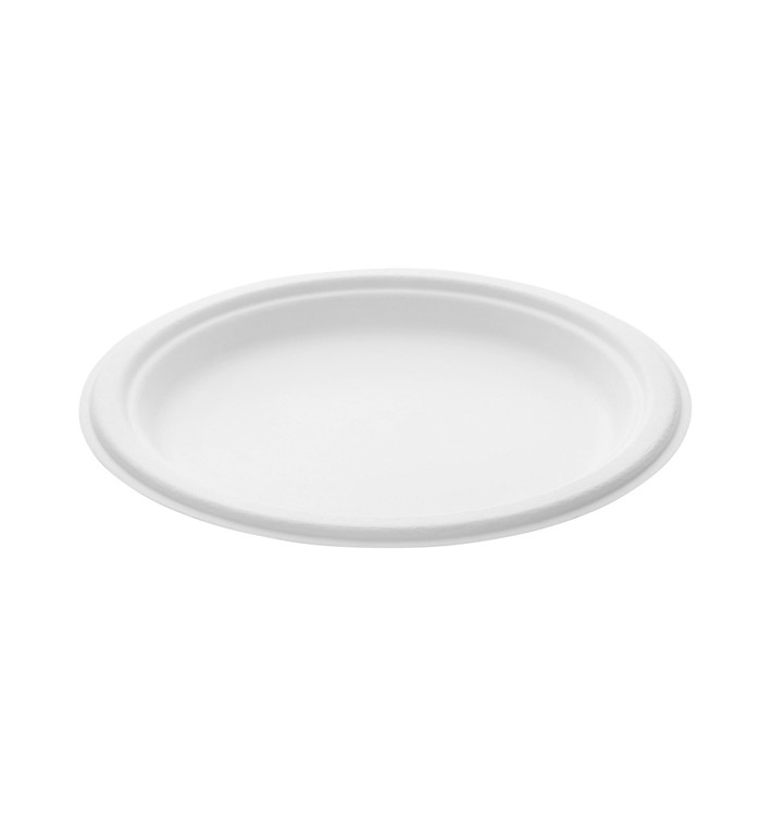 Teller Zuckerrohr Weiß Ø230mm (500 Stück) Teller Zuckerrohr Weiß Ø230mm (500 Stück)