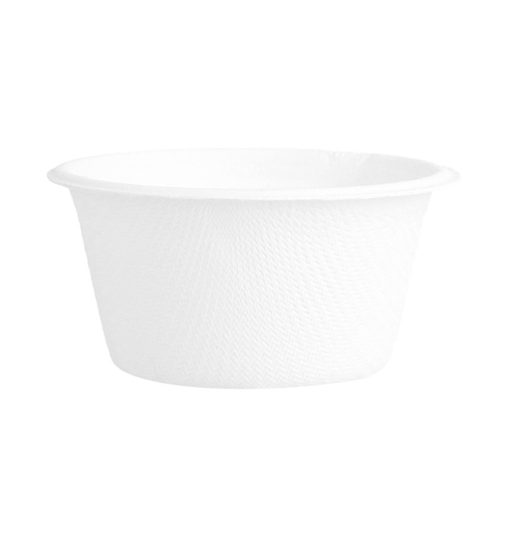 Soβenbecher aus Zuckerrohr Weiß 55m (1.000 Stück) Soβenbecher aus Zuckerrohr Weiß 55m (1.000 Stück)