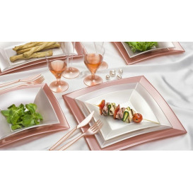 Plastikteller Flach Beige Nice PP 180mm (25 Stück)