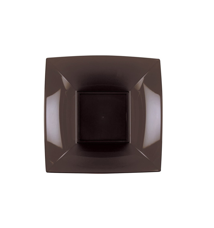 Plastikteller Tiefe Braun Nice PP 180mm (25 Stück)