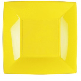 Plastikteller Flach Gelb Nice PP 290mm (12 Stück)