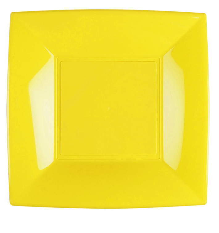 Plastikteller Flach Gelb Nice PP 290mm (12 Stück) Plastikteller Flach Gelb Nice PP 290mm (12 Stück)