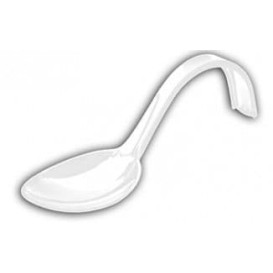 Häppchen-Löffel Flach mit Griff weiß 130mm (50 Stück)