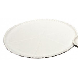 Pizzateller Pappe Weiß Ø33cm (200 Stück)