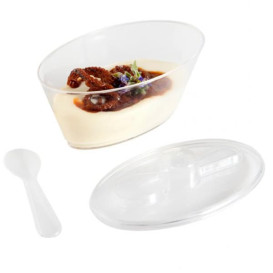 Kit Plastiktablett Kapazität 12 plastikschale Ovale (12 Einheit)