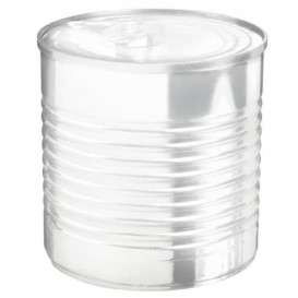 Konservendose Plastik Transparent PS 220ml Ø7,4x7cm (20 Stück)