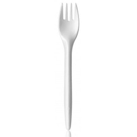 Plastikgabel "LUXURY" weiß 175mm (2.000 Stück)