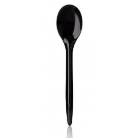 Kleiner Löffel "LUXURY" schwarz 125mm (100 Stück)