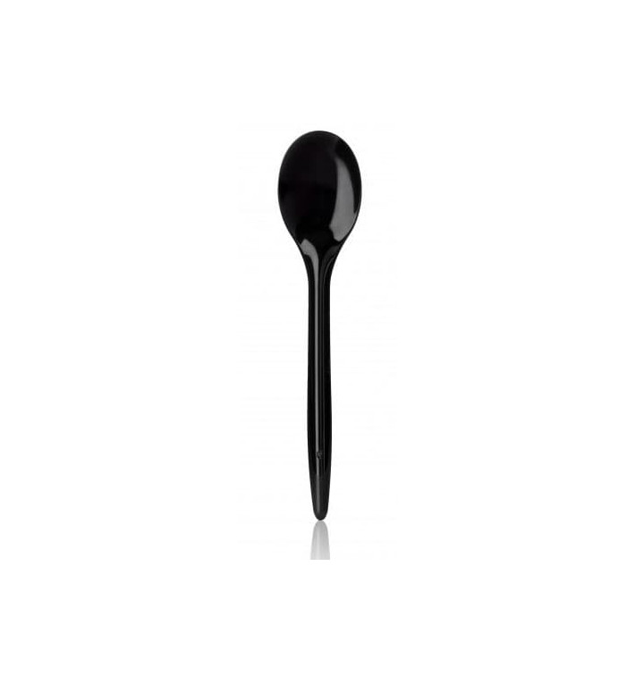 Kleiner Löffel "LUXURY" schwarz 125mm (100 Stück) Kleiner Löffel "LUXURY" schwarz 125mm (100 Stück)