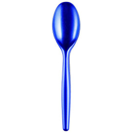 perlblau Plastiklöffel Easy PS 185mm (20 Stück)