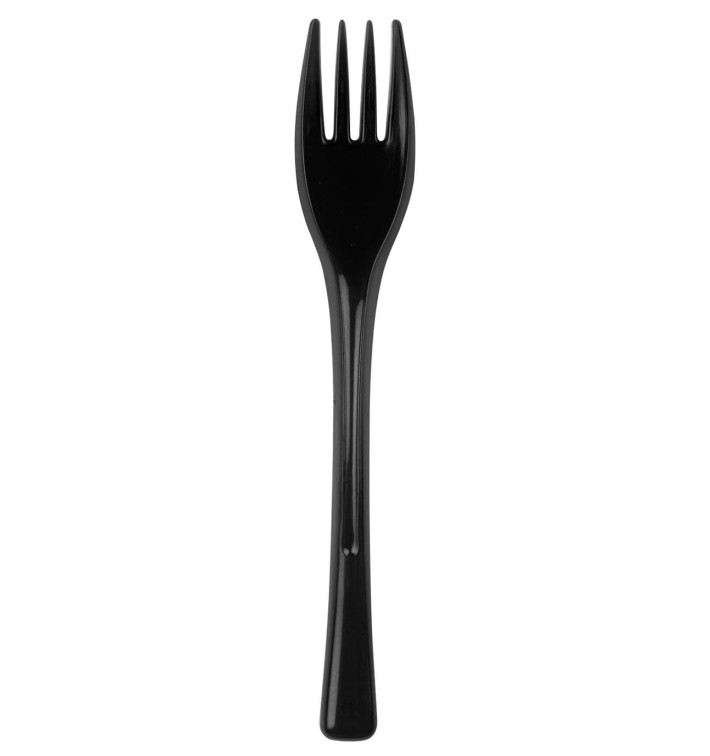 schwarz Plastikgabel Fly 140mm (50 Stück) schwarz Plastikgabel Fly 140mm (50 Stück)