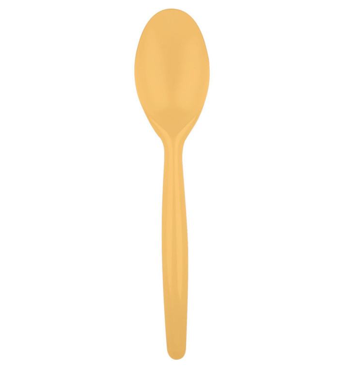 Gold Plastiklöffel Easy PS 185mm (500 Stück) Gold Plastiklöffel Easy PS 185mm (500 Stück)