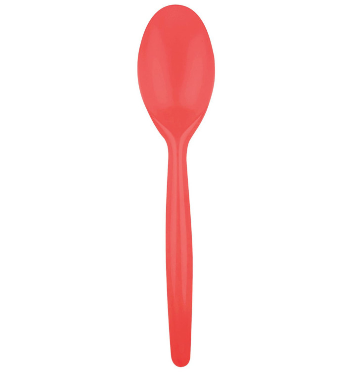 Rot Plastiklöffel Easy PS 185mm (20 Stück) Rot Plastiklöffel Easy PS 185mm (20 Stück)
