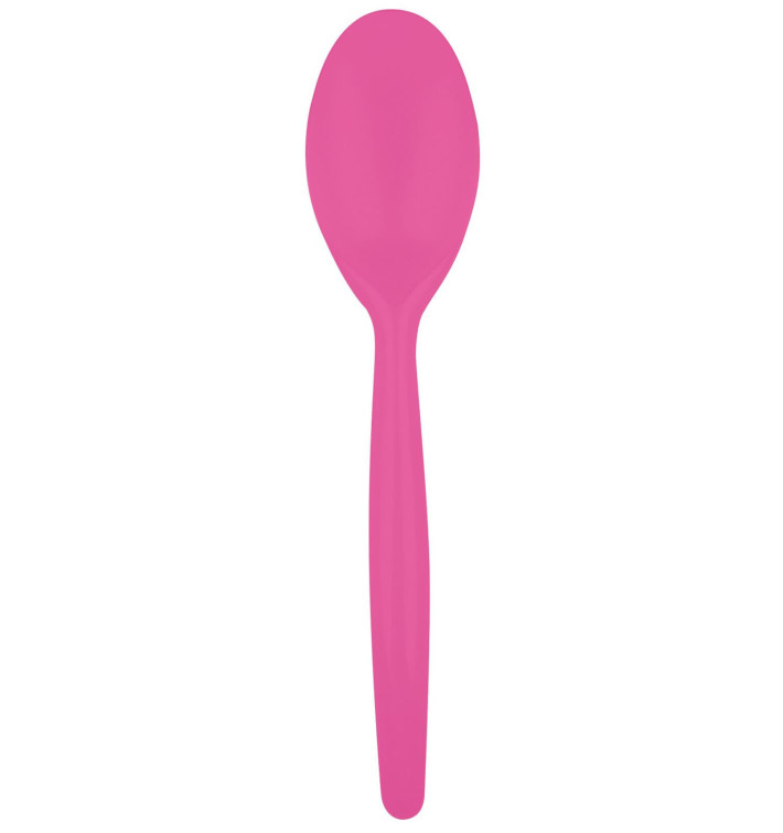 Fuchsie Plastiklöffel Easy PS 185mm (20 Stück) Fuchsie Plastiklöffel Easy PS 185mm (20 Stück)