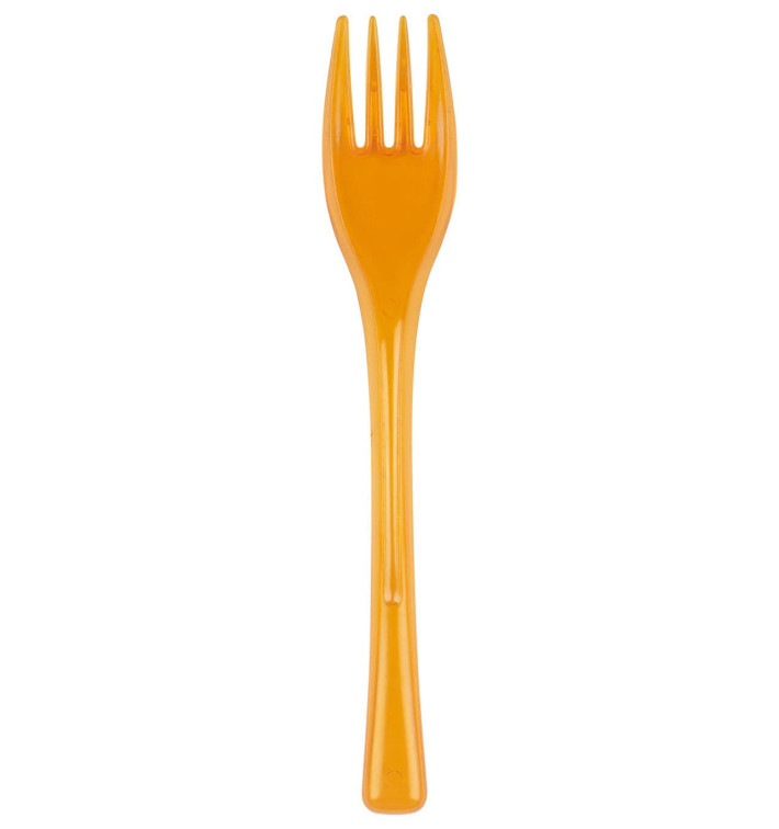Orange Transparent Plastikgabel Fly 140mm (50 Stück) Orange Transparent Plastikgabel Fly 140mm (50 Stück)