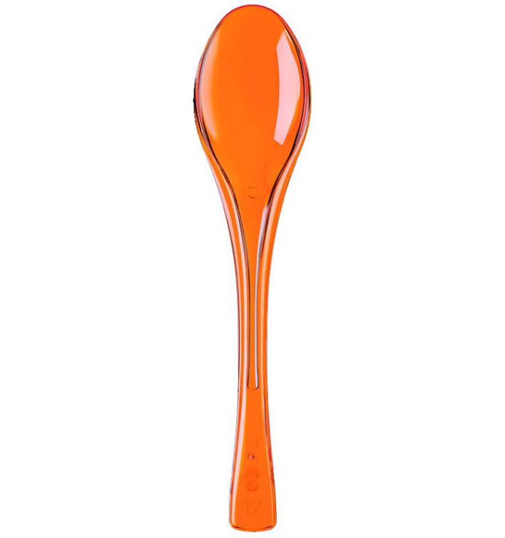 transparent orange Plastiklöffel Fly 145mm (50 Stück) transparent orange Plastiklöffel Fly 145mm (50 Stück)