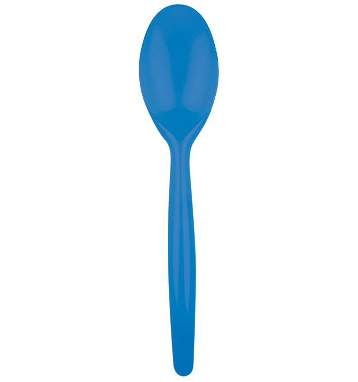 Blau Transp. Plastiklöffel Easy PS 185mm (20 Stück) Blau Transp. Plastiklöffel Easy PS 185mm (20 Stück)