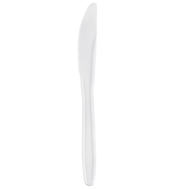 weiß Messer Easy PP 175mm (100 Stück) weiß Messer Easy PP 175mm (100 Stück)