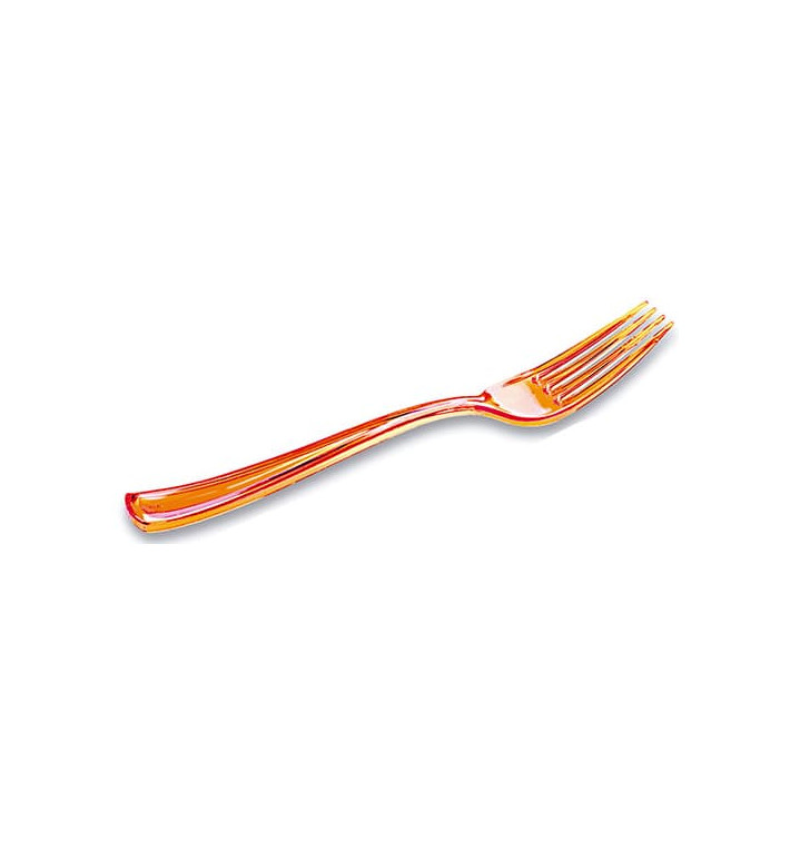 Plastikgabel orange 190mm (10 Stück)