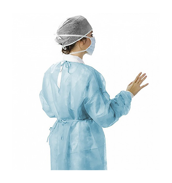 Einweg Schutzmäntel Polypropylen Blau XL (100 Stück) Einweg Schutzmäntel Polypropylen Blau XL (100 Stück)