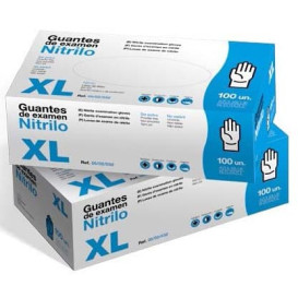 NitrilHandschuhe Puderfrei Blau Größe XL AQL 1.5 (1000 Stück)