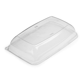 Plastikdeckel Transparent rechteckig extra-Stark (50 Stück)