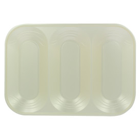 Plastiktablett PP "X-Table" 3C Perle 330x230mm (2 Stück)