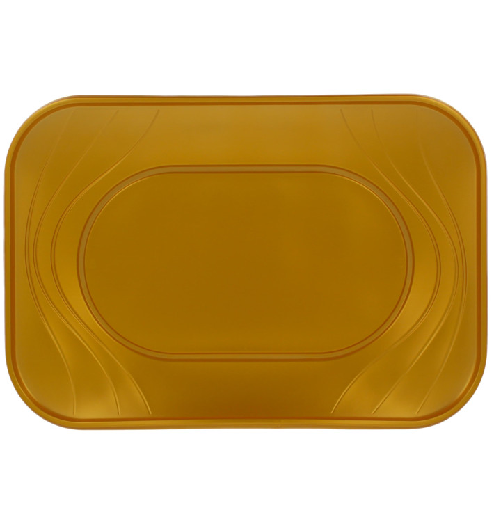 Plastiktablett PP "X-Table" Gold 330x230mm (2 Stück) Plastiktablett PP "X-Table" Gold 330x230mm (2 Stück)