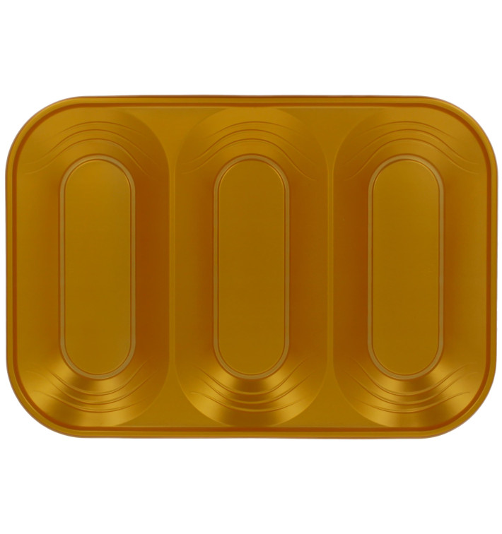 Plastiktablett PP "X-Table" Gold 3C 330x230mm (30 Stück) Plastiktablett PP "X-Table" Gold 3C 330x230mm (30 Stück)