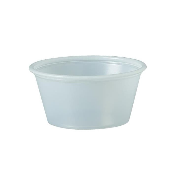 Dressingbecher Plastik PS für Soβen 60ml Ø62mm (2500 Stück) Dressingbecher Plastik PS für Soβen 60ml Ø62mm (2500 Stück)
