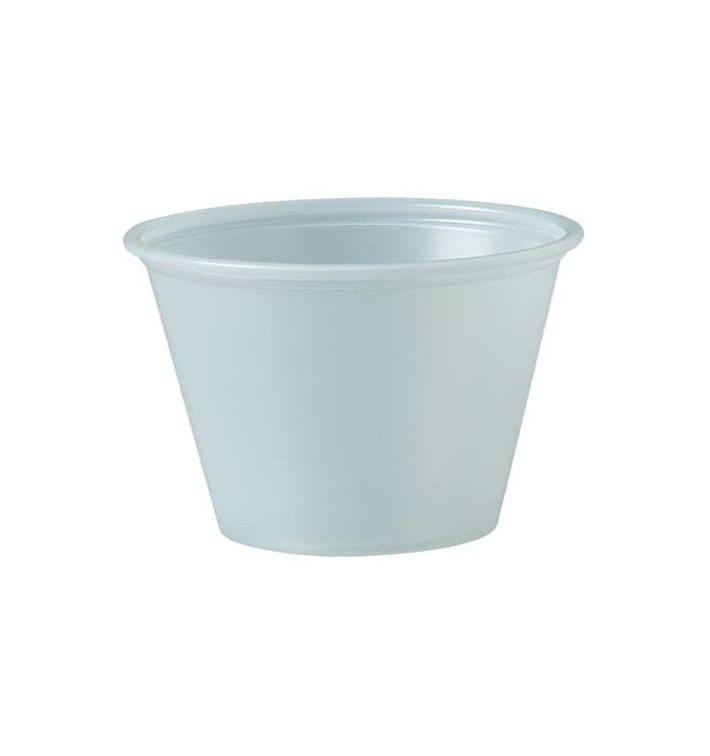 Dressingbecher Plastik PS für Soβen 75ml Ø62mm (2500 Stück) Dressingbecher Plastik PS für Soβen 75ml Ø62mm (2500 Stück)