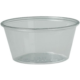 Dressingbecher Plastik PET für Soβen 100ml Ø74mm (2500 Stück)