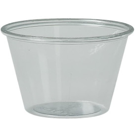 Dressingbecher Plastik PET für Soβen 120ml Ø74mm (2500 Stück)