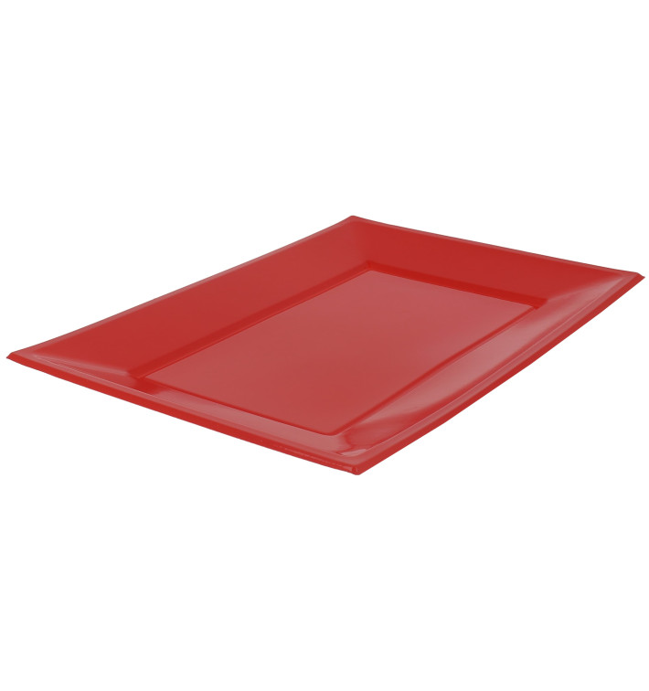 Plastiktablett Rot 330x225mm (3 Stück) Plastiktablett Rot 330x225mm (3 Stück)