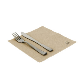 Papierservietten Kraft 2L punktgestanzt 33x33cm (50 Stück)