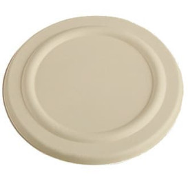 Deckel Flach für Becher aus Zuckerrohr 230ml Ø80mm (100 Stück)