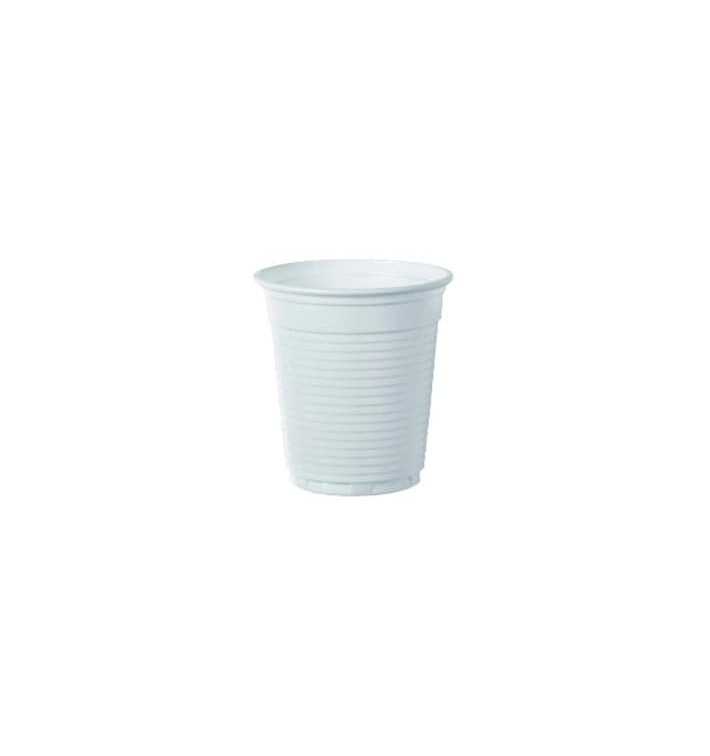 Plastikbecher Weiß zweifarbig 166ml (100 Stück) Plastikbecher Weiß zweifarbig 166ml (100 Stück)