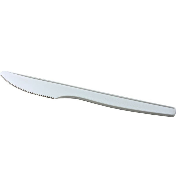 Messer Biologisch Abbaubarer PLA Creme 160mm (1000 Stück) Messer Biologisch Abbaubarer PLA Creme 160mm (1000 Stück)
