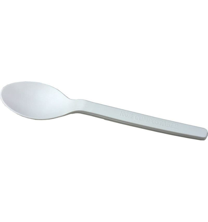 Rührstäbchen Löffel Biologisch Abbaubarer PLA Creme 120mm (50 Stück) Rührstäbchen Löffel Biologisch Abbaubarer PLA Creme 120mm (50 Stück)