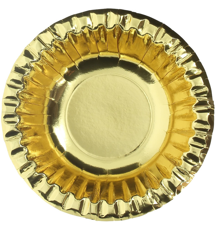 Karton Schüssel "Party" Gold Ø160mm (6 Stück) Karton Schüssel "Party" Gold Ø160mm (6 Stück)