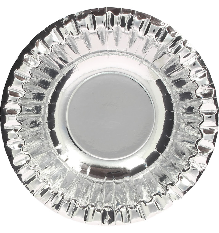 Karton Schüssel "Party" Silber Ø160mm (6 Stück) Karton Schüssel "Party" Silber Ø160mm (6 Stück)