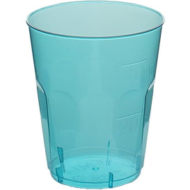 Hartplastikbecher "Diamant" PS Blau Transp. Cristal 50ml (600 Stück)